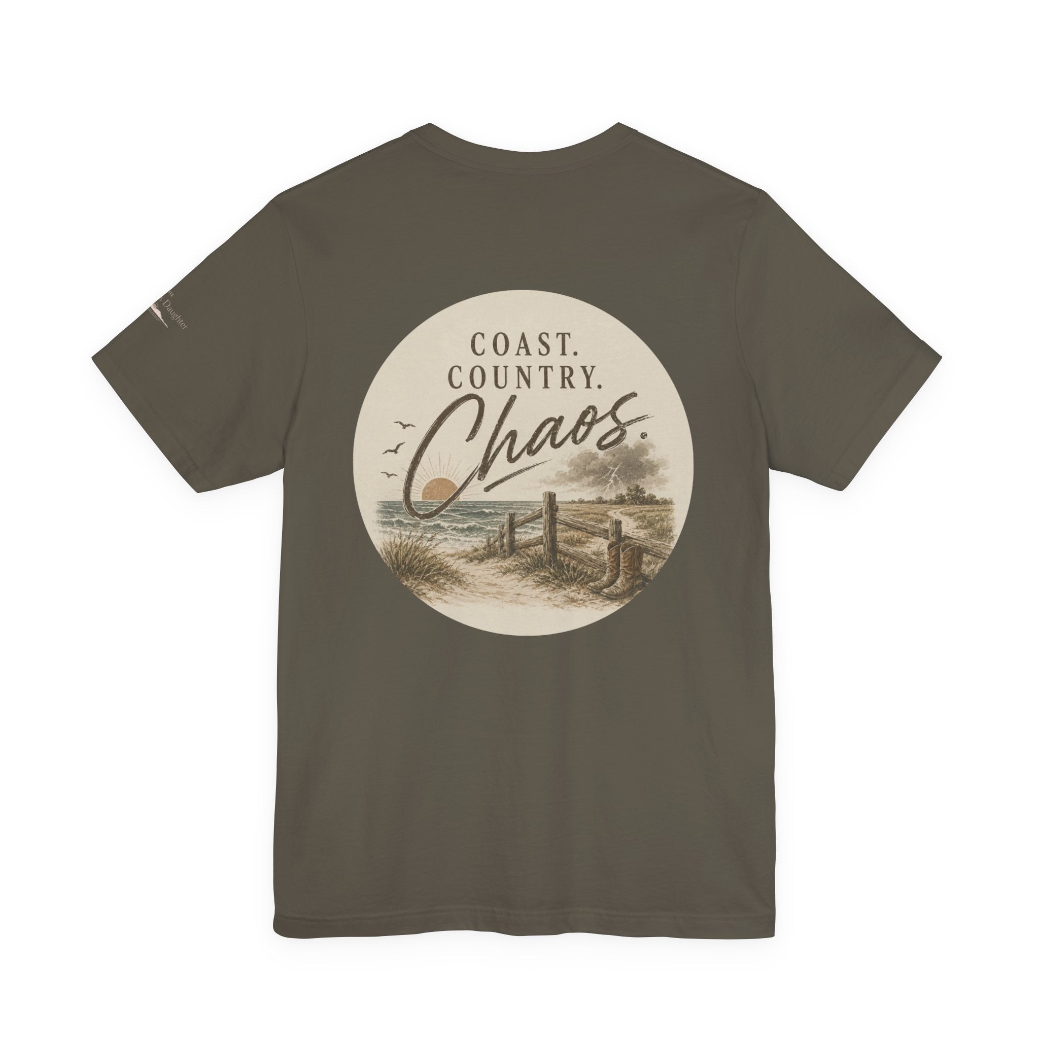 Coast Country Chaos Tee — Vintage Beach Graphic T-Shirt