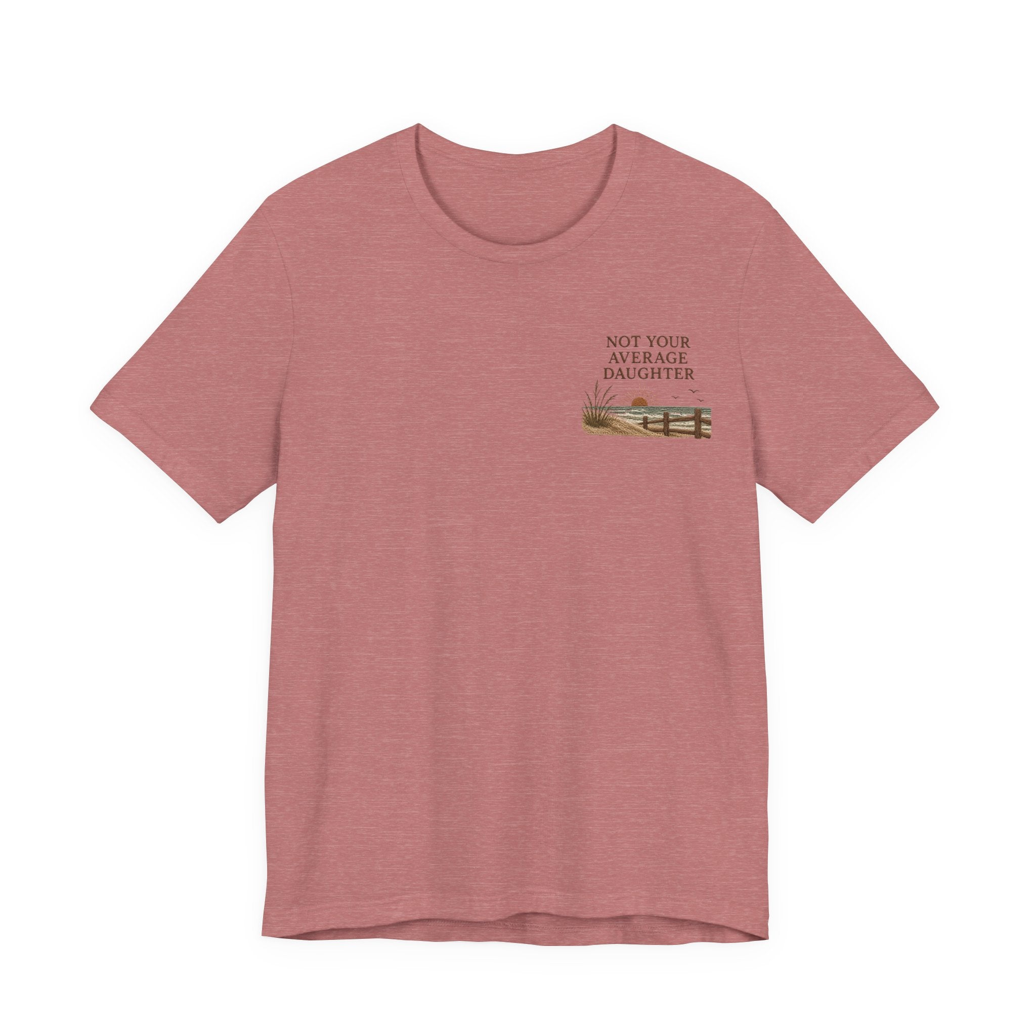 The Point Is To Be Different T‑Shirt — "Not Your Average Daughter" Chest Print