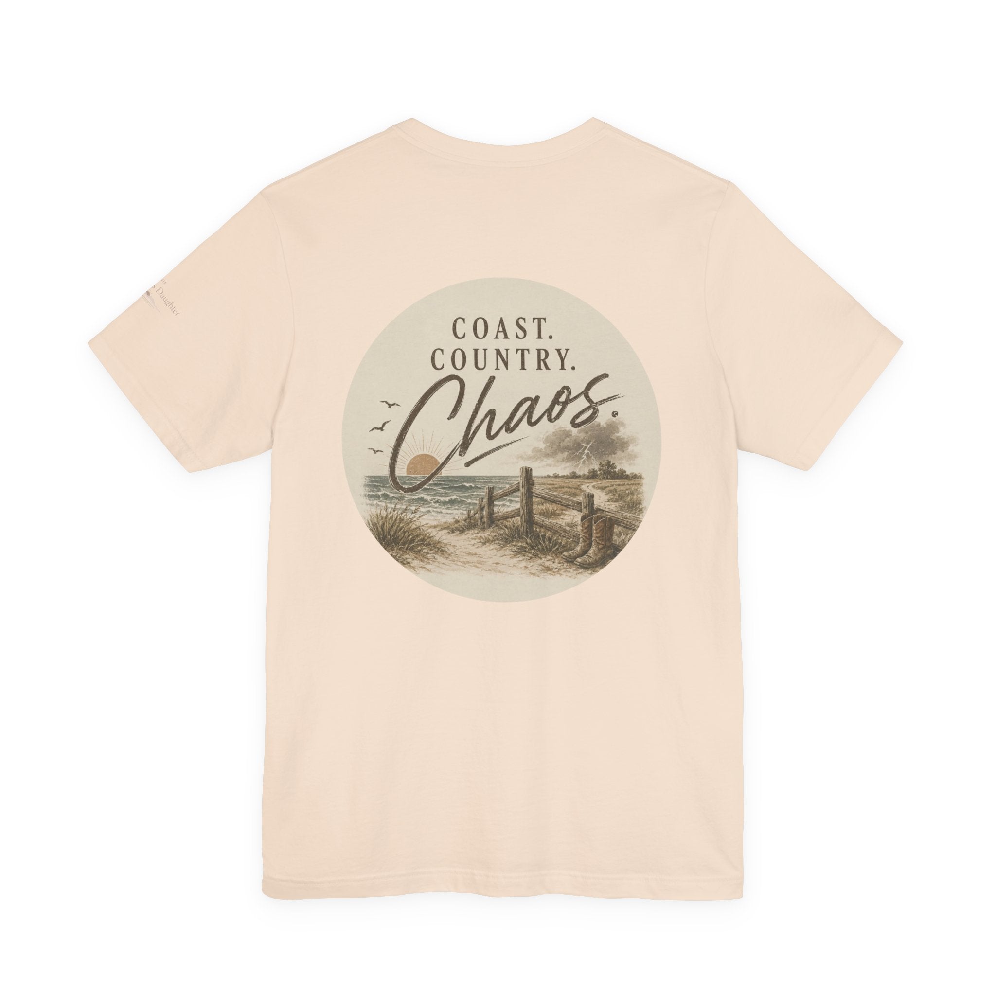 Coast Country Chaos Tee — Vintage Beach Graphic T-Shirt