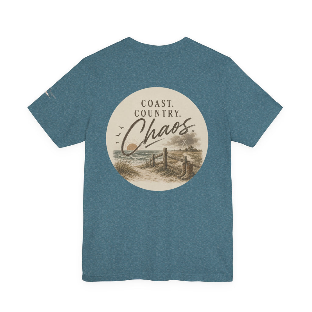 Coast Country Chaos Tee — Vintage Beach Graphic T-Shirt